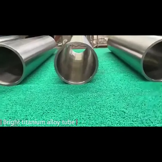 ASTM B862 Gr1 Gr2 Gr3 Gr5 Od 25mm 30mm Titanium Exhaust Pipe Titanium Tube 