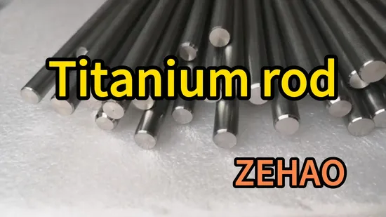Gr5 Titanium Bar Titanium Round Bar Precision Machining Titanium Bargr5 Ti6al4V Titanium Rod Bar 