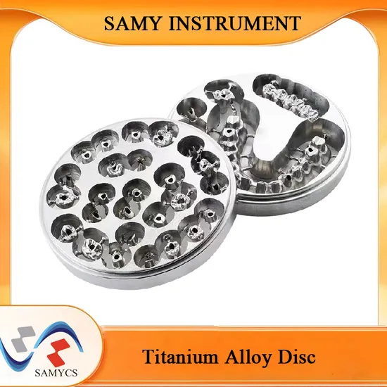 Oxidation Resistance Titanium Disc 98*10mm for Dental Teeth 