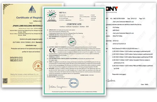 American Style Profile Vinyl Window PVC Sliding UPVC Window Single Hung Profile 