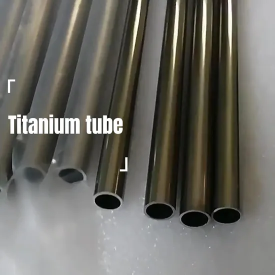 Titanium Tube ASTM 338 B861 B862 Gr2 Gr5 Gr9 Tc4 Seamless Titanium Pipe Grade5 for Heat Exchanger Exhaust Generator 